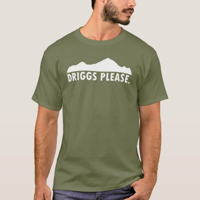 T-shirt Driggs Idaho S'Il Vous Plaît (Devant)