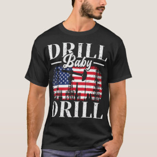 T-shirt Drill Bébé Drill Huile Rig Gazier Travailleurs du 