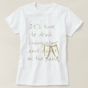 T-shirt Drink champagne