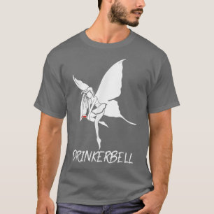 T-shirt Drinkerbell Fairy Vin Cool Drôle Boire Verre W