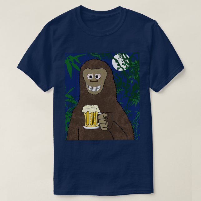 T-shirt Drinkin Bigfoot (Design devant)