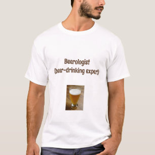 T-shirt Drinking de bière drôle