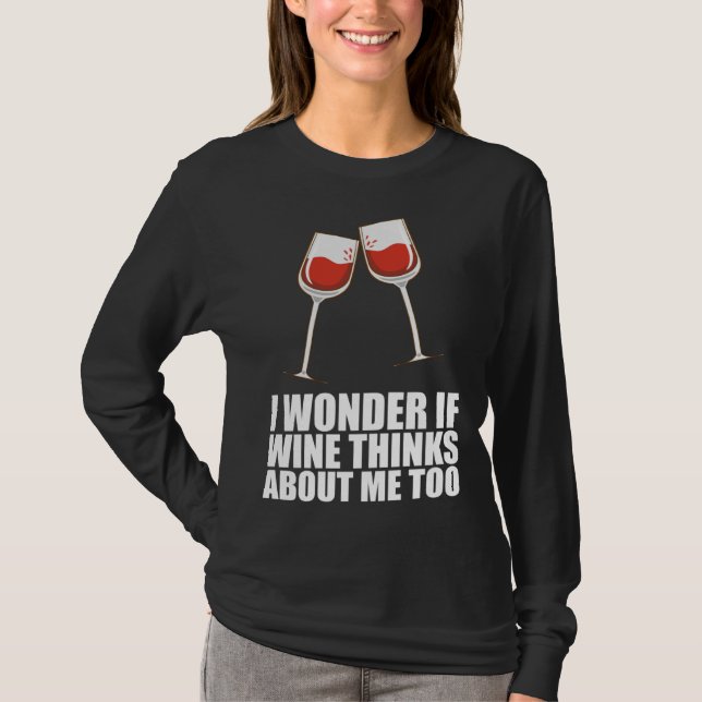 T-shirt Drinking Wine  Partying  Alcohol (Devant)