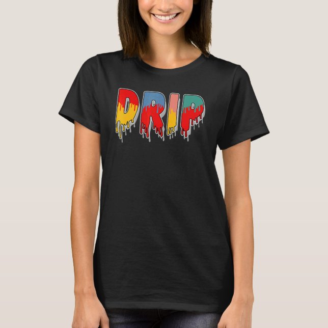 T-shirt Drip Dripping Multi 1s Matching (Devant)