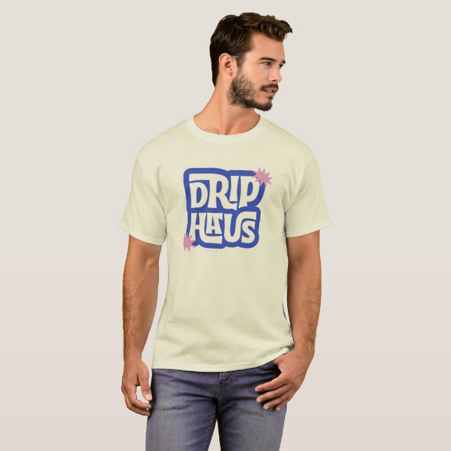 T-shirt Drip Haus – Logo Retro Ludique (Devant entier)