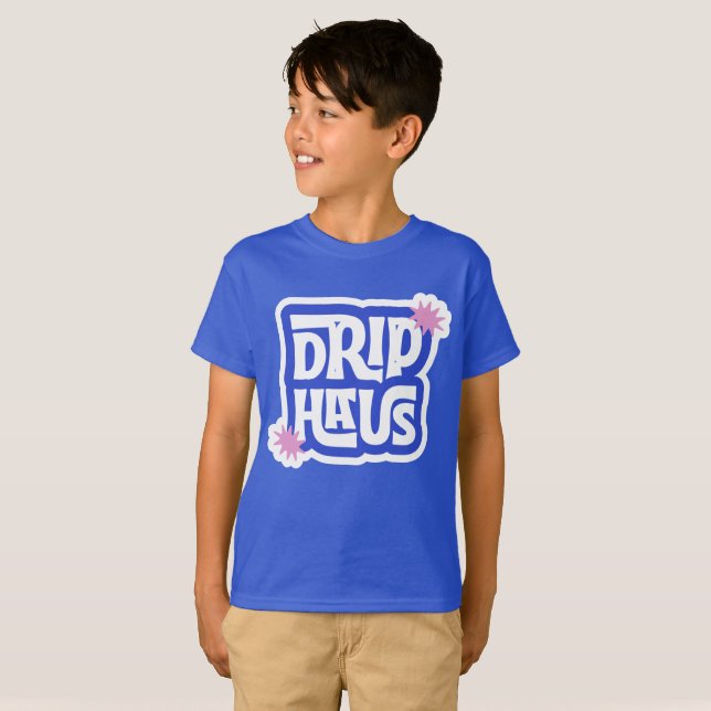 T-shirt Drip Haus – Logo Retro Ludique (Devant entier)