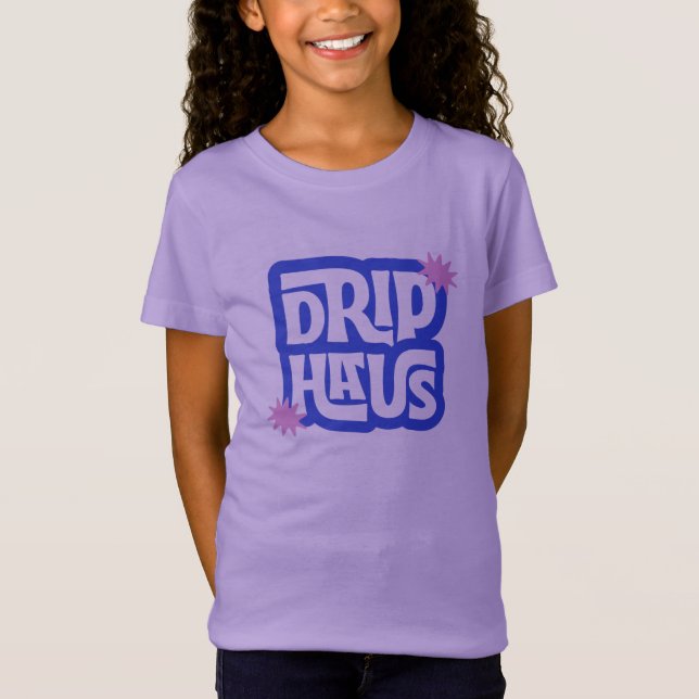 T-Shirt Drip Haus – Logo Retro Ludique (Devant)