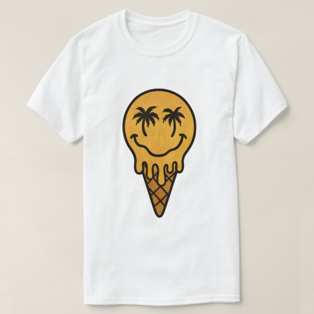 T-shirt Drip Smile | L.A. heatcore (Design devant)