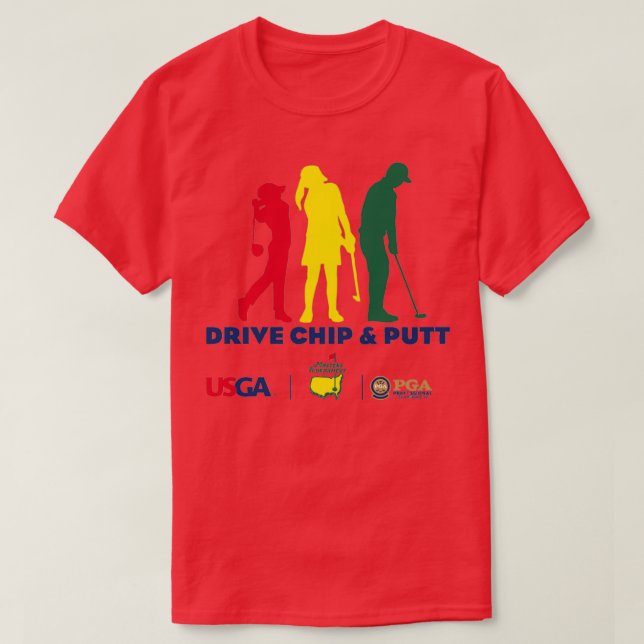 T-shirt Drive Chip and Putt (Design devant)