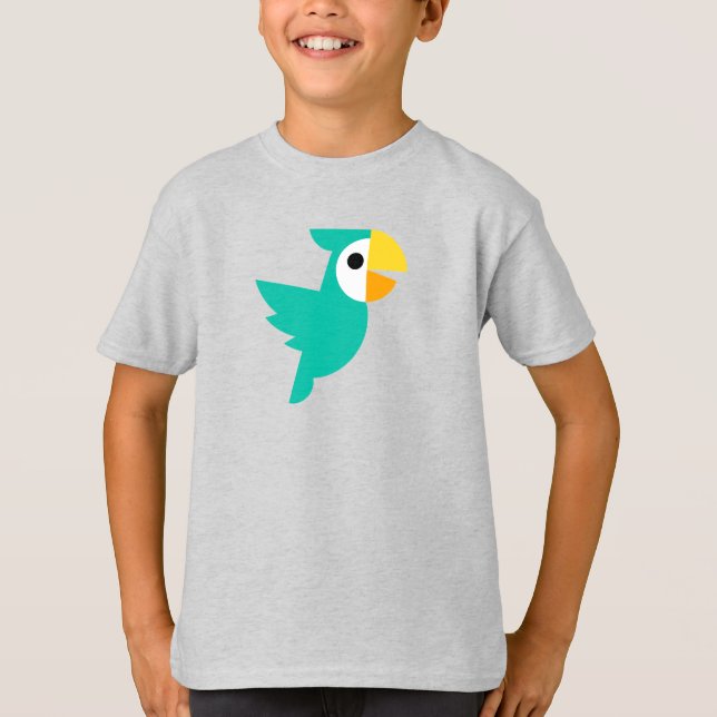 T-shirt Drivemode Enfants Parrot Raglan (Devant)