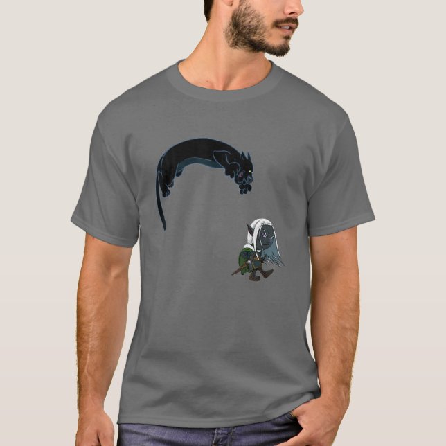 T-shirt Drizzt Et Guenhwyvar (Devant)