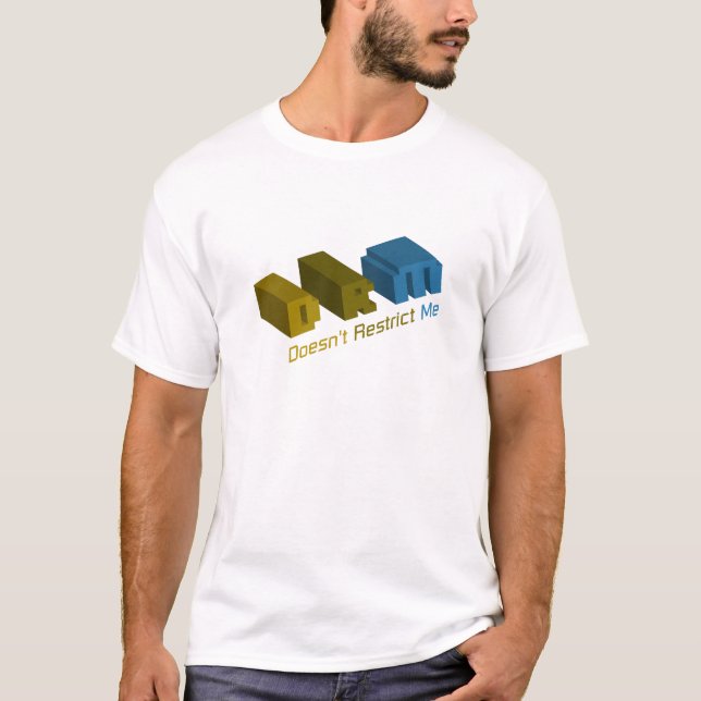 T-shirt DRM : Ne me limite pas (Devant)
