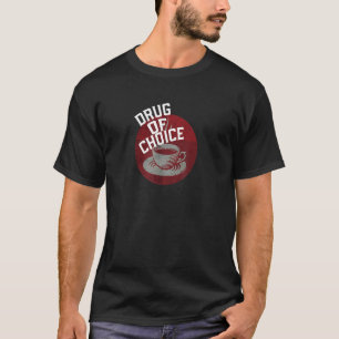 T-shirt Drogue De Choice Café S