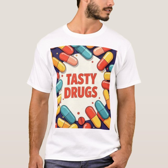 T-shirt Drogues Savoureuses  (Devant)