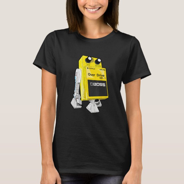 T-shirt Droid pedal - guital pedal droid (Devant)