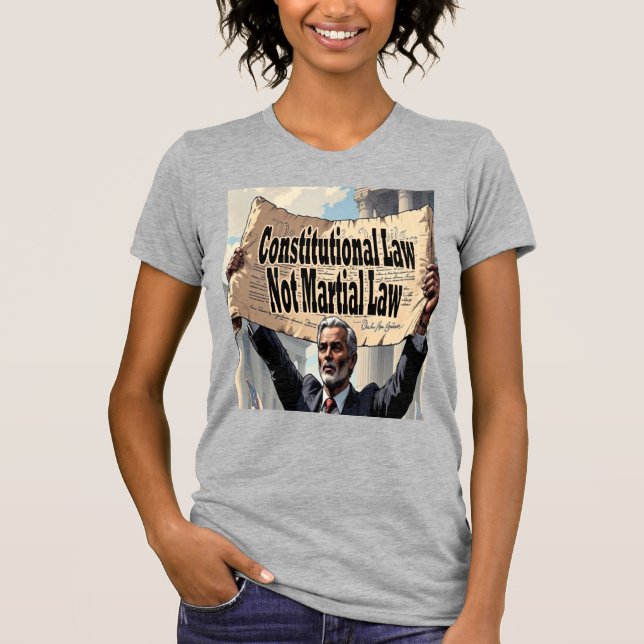 T-shirt Droit constitutionnel et non loi martiale (Devant)