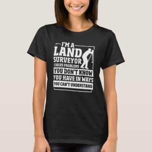 T-shirt Droit d'arpentage Trépied d'enregistreur foncier
