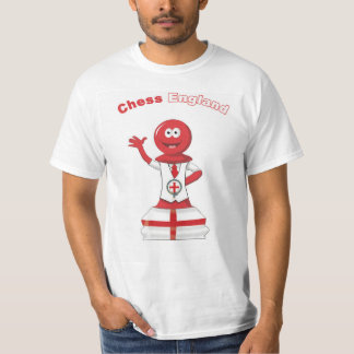 T-SHIRT DROIT D'AUTEUR POUR LES ÉCHECS EN ANGLETERRE SUR L