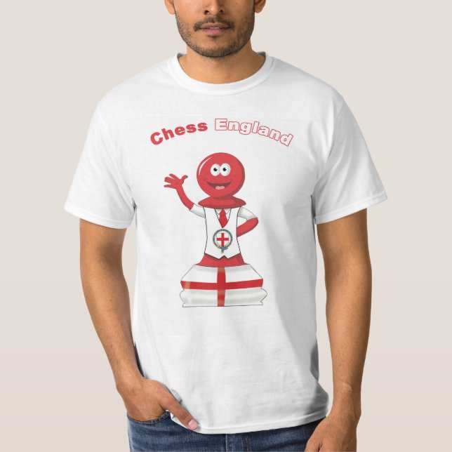 T-SHIRT DROIT D'AUTEUR POUR LES ÉCHECS EN ANGLETERRE SUR L (Devant)
