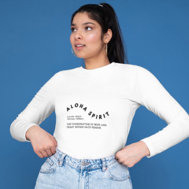 T-shirt Droit de l'Esprit Aloha Hawaii Surfer Vacation Che (Aloha Spirit Shirt)