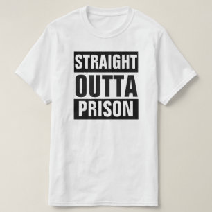 T-SHIRT DROIT DE PRISON D'OUTTA