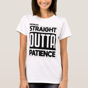 T-shirt Droit Dehors Patience Enseignant Vie Premier Jour 