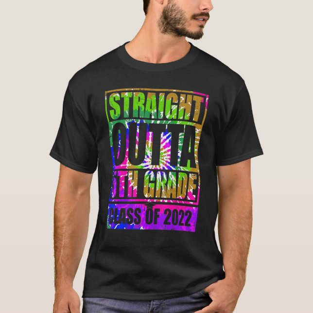 T-shirt Droit Devant 5e Classe De Diplôme De 2022 (Devant)