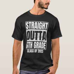 T-shirt Droit devant 6e année Graduation 2023 Classe Six
