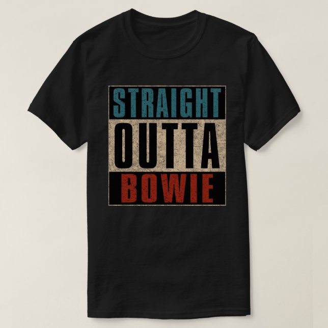T-shirt Droit devant Bowie Maryland MD (Design devant)