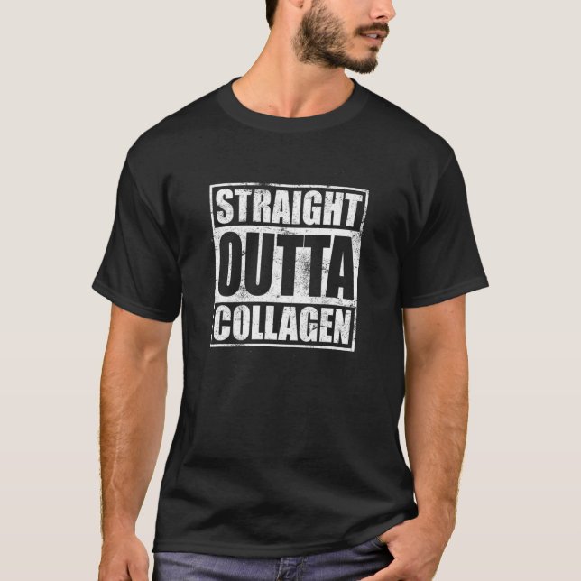 T-shirt Droit devant Collagen Ehlers Syndrome Danlos Tee (Devant)
