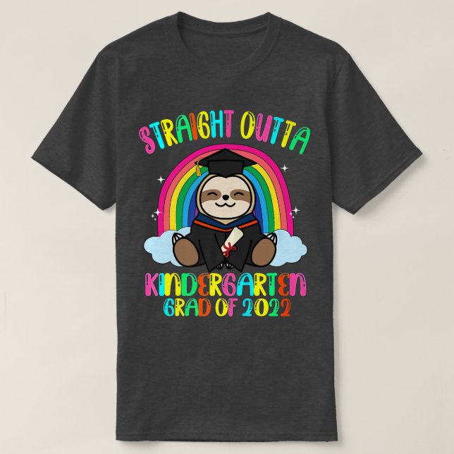 T-shirt Droit Devant Kindergarten Classe De Chemise De 202 (Design devant)
