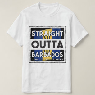 T-shirt Droit devant la Barbade 