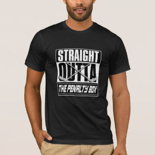 T-shirt Droit devant la boîte de pénalité Hockey