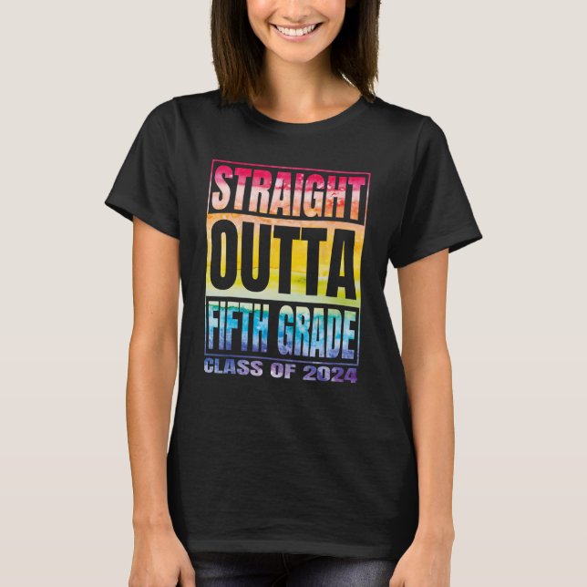 T-shirt Droit devant la cinquième classe 2024 5e classe Gr (Devant)