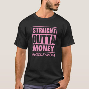 T-shirt Droit devant l'argent Hockey Maman drôle Ice Hocke