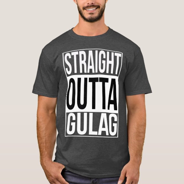 T-shirt Droit devant le goulag (Devant)