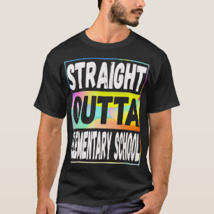 T-shirt Droit devant l'école élémentaire Colorf
