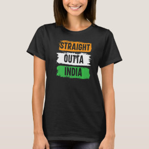 T-shirt Droit devant l'Inde Joyeuse fête de la République