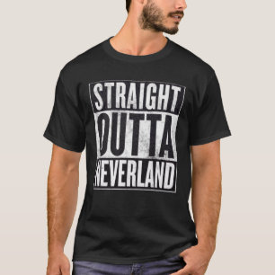 T-shirt Droit devant Neverland Funny Graphic Tee