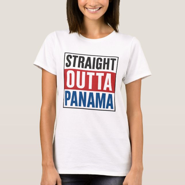 T-shirt Droit devant Panama - Style Style Pride (Devant)