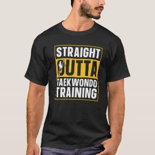 T-shirt Droit devant Taekwondo entraînement Kicks Fighter