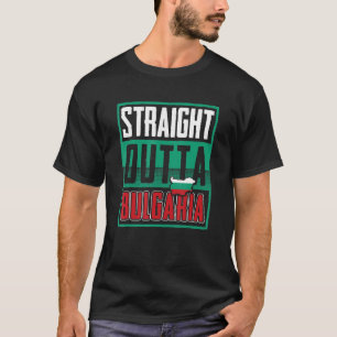 T-shirt Droit En-Dehors De Bulgarie Cool Pour Les Bulgares