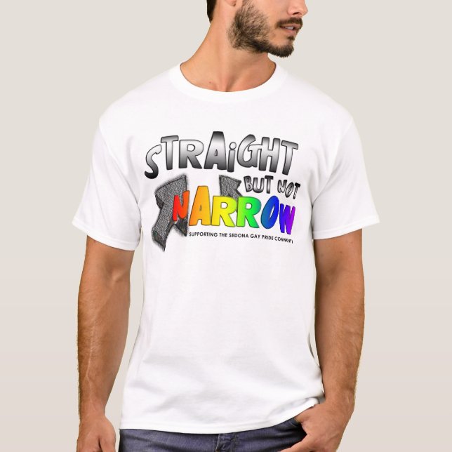 T-shirt Droit mais pas étroit (Devant)