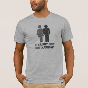T-shirt Droit mais pas étroit