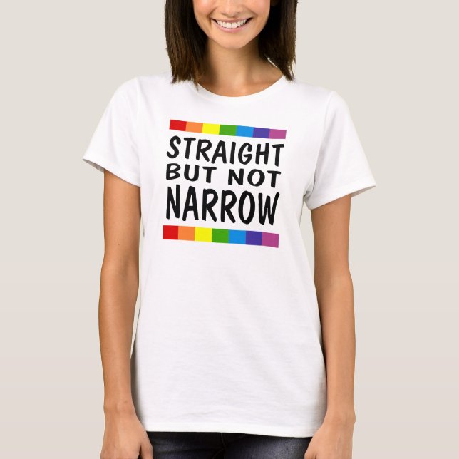 T-shirt droit mais pas étroit (Devant)