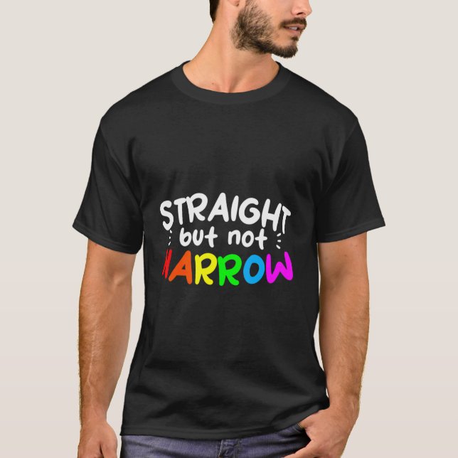 T-shirt Droit Mais Pas Étroit (Devant)