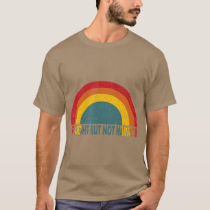T-shirt Droit, mais pas étroit Retro Arc-en-ciel LGB