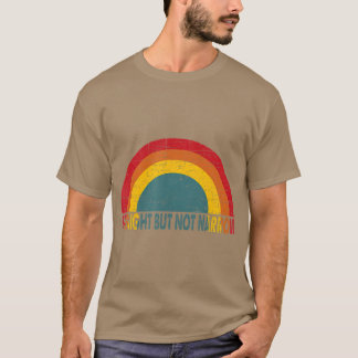T-shirt Droit, mais pas étroit Retro Arc-en-ciel LGB