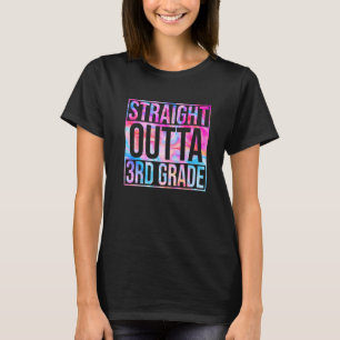 T-shirt Droit Outta 3e année 3e année Retour à l'école