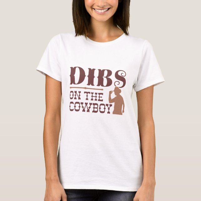 T-shirt Droit sur le cow-boy (Devant)